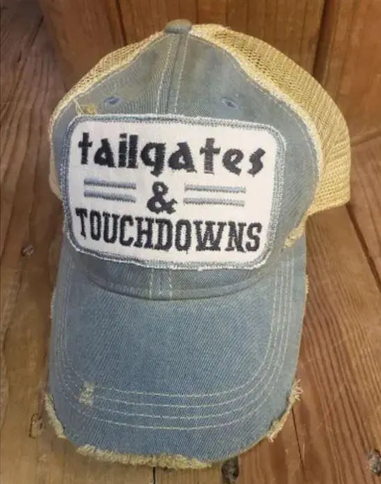 Tailgates & Touchdowns Hat The Goat Stock