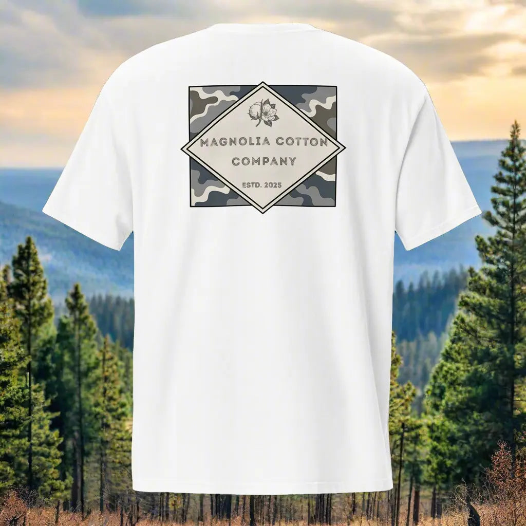 Heritage Diamond Camo Pocket Tee – Magnolia Cotton Co. MagnoliaCottonCo. T-shirt  MagnoliaCottonCo.