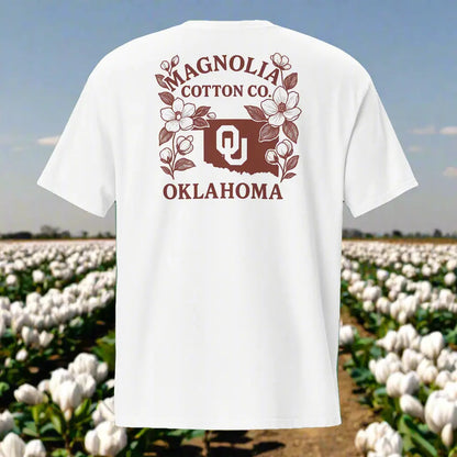 Magnolia Cotton Co. “Sooner Roots” Pocket Tee – Oklahoma Edition MagnoliaCottonCo. T-shirt  MagnoliaCottonCo.