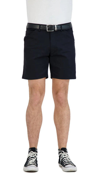 Everyday Stretch Shorts with  a Comfortable Built-In Liner - Business Casual Style- Black LEVINAS® Official Shorts  MagnoliaCottonCo.