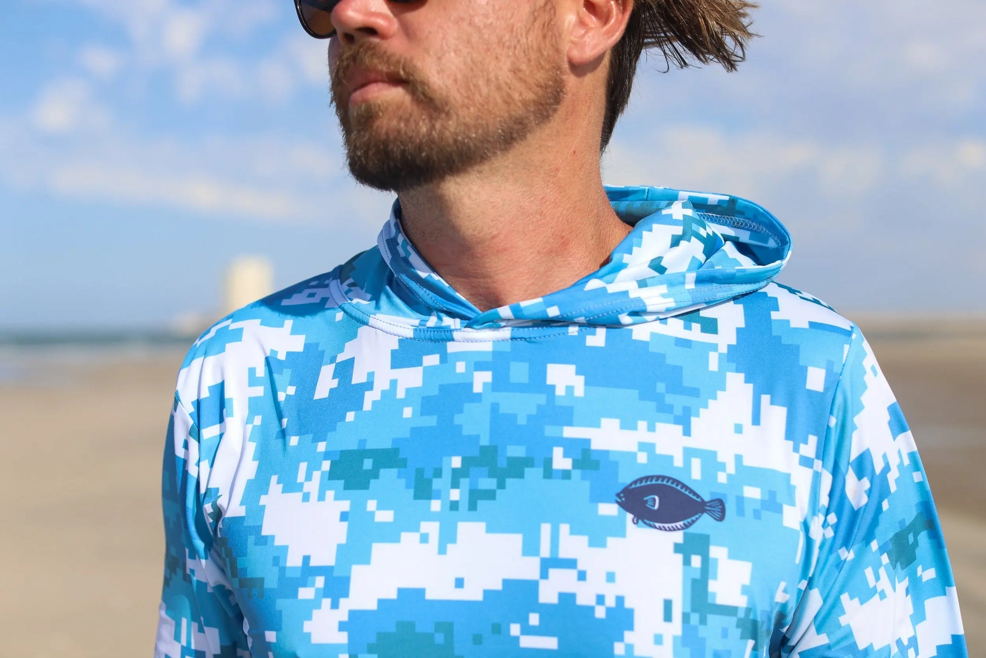 Sun Hoodie (Camo) Fluke Apparel Co.