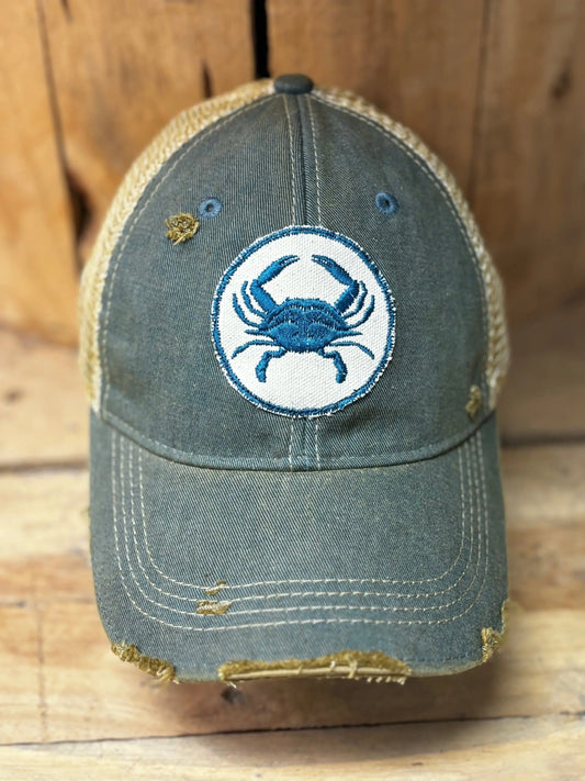 Blue Crab Hat The Goat Stock