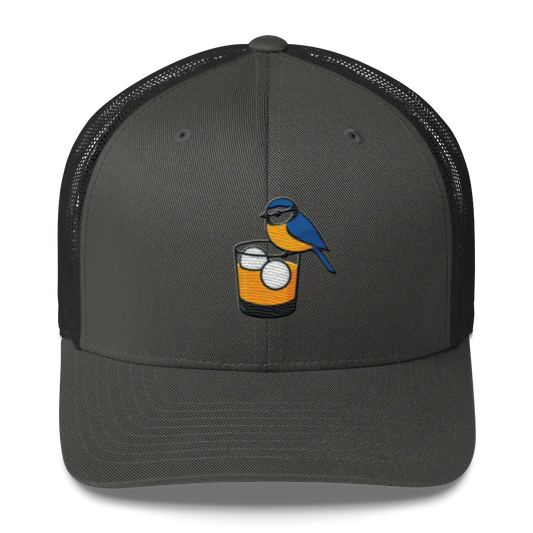 Birdie Juice Golf Hat – Trucker Cap for Golfers (Silver/Charcoal/Green) LXIX GOLF CLUB Hats 32.00 MagnoliaCottonCo. Charcoal