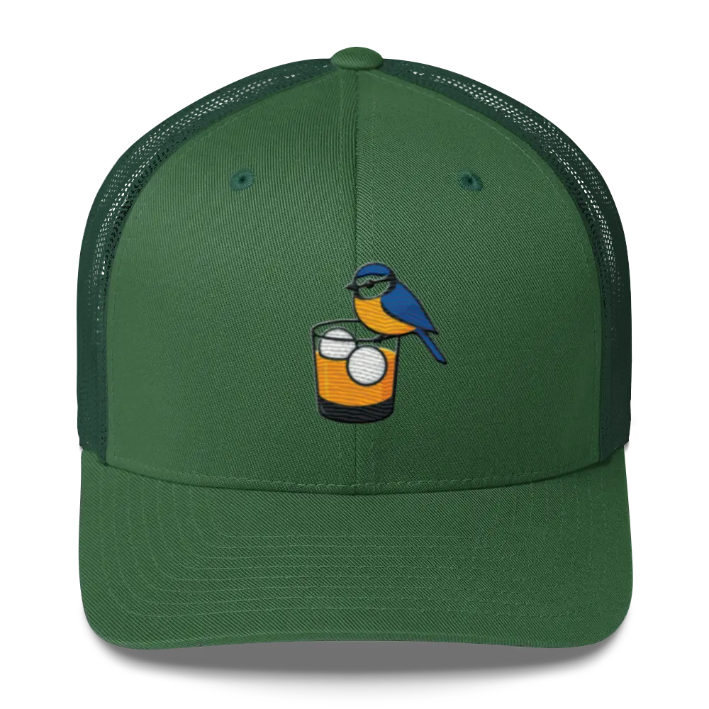 Birdie Juice Golf Hat – Trucker Cap for Golfers (Silver/Charcoal/Green) LXIX GOLF CLUB Hats 32.00 MagnoliaCottonCo. Evergreen