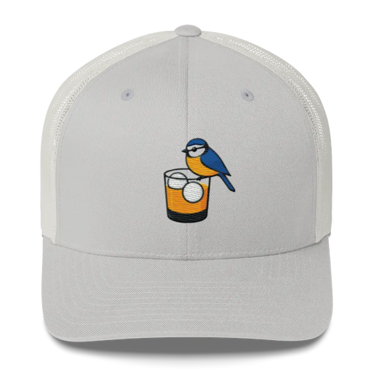Birdie Juice Golf Hat – Trucker Cap for Golfers (Silver/Charcoal/Green) LXIX GOLF CLUB Hats 32.00 MagnoliaCottonCo. Silver